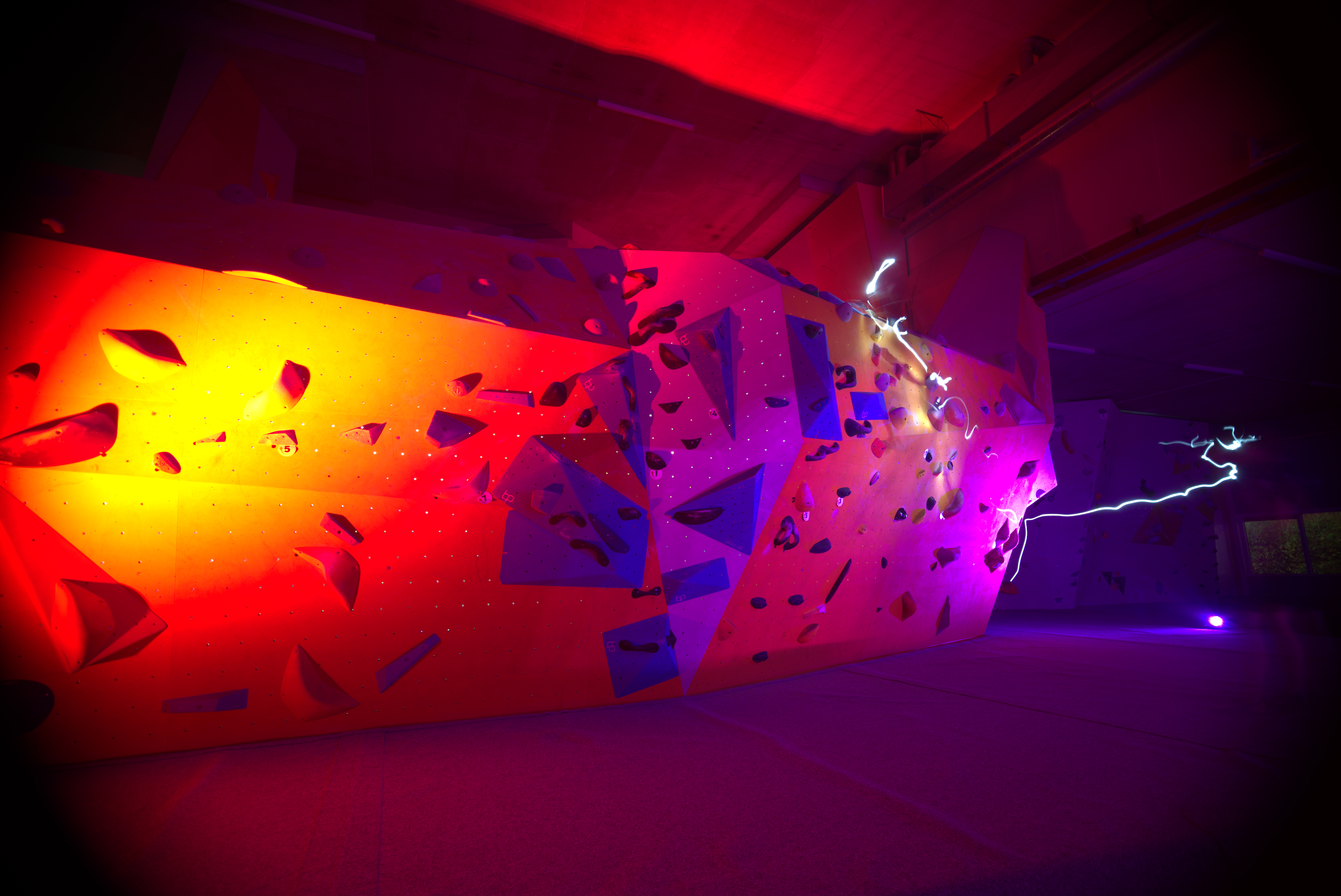 Museumsnacht: Climbing in the dark