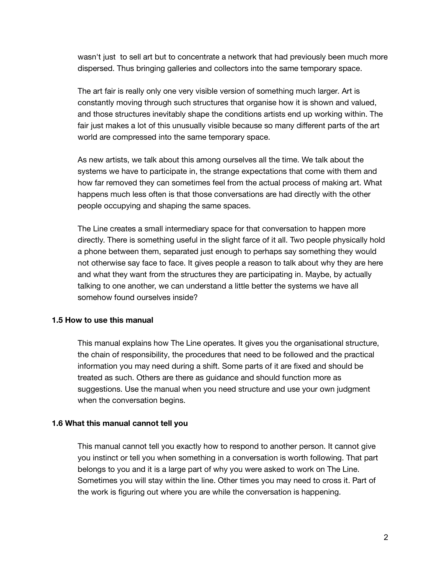 The Line manual, page 4 of 90.