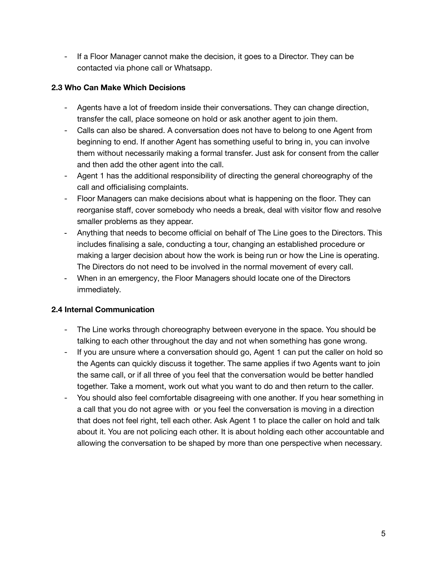 The Line manual, page 7 of 90.