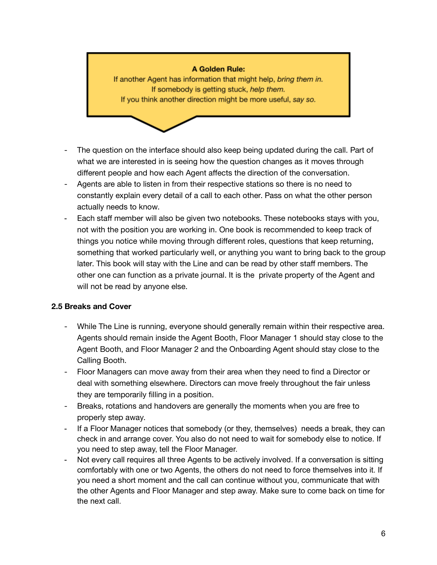 The Line manual, page 8 of 90.