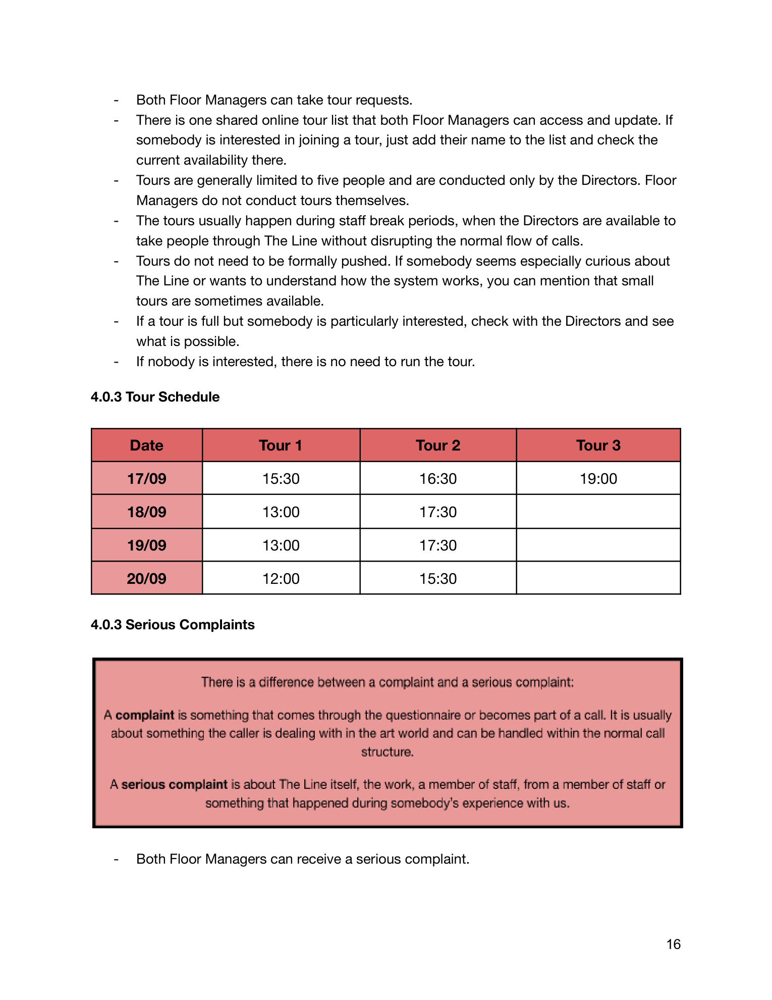 The Line manual, page 18 of 90.