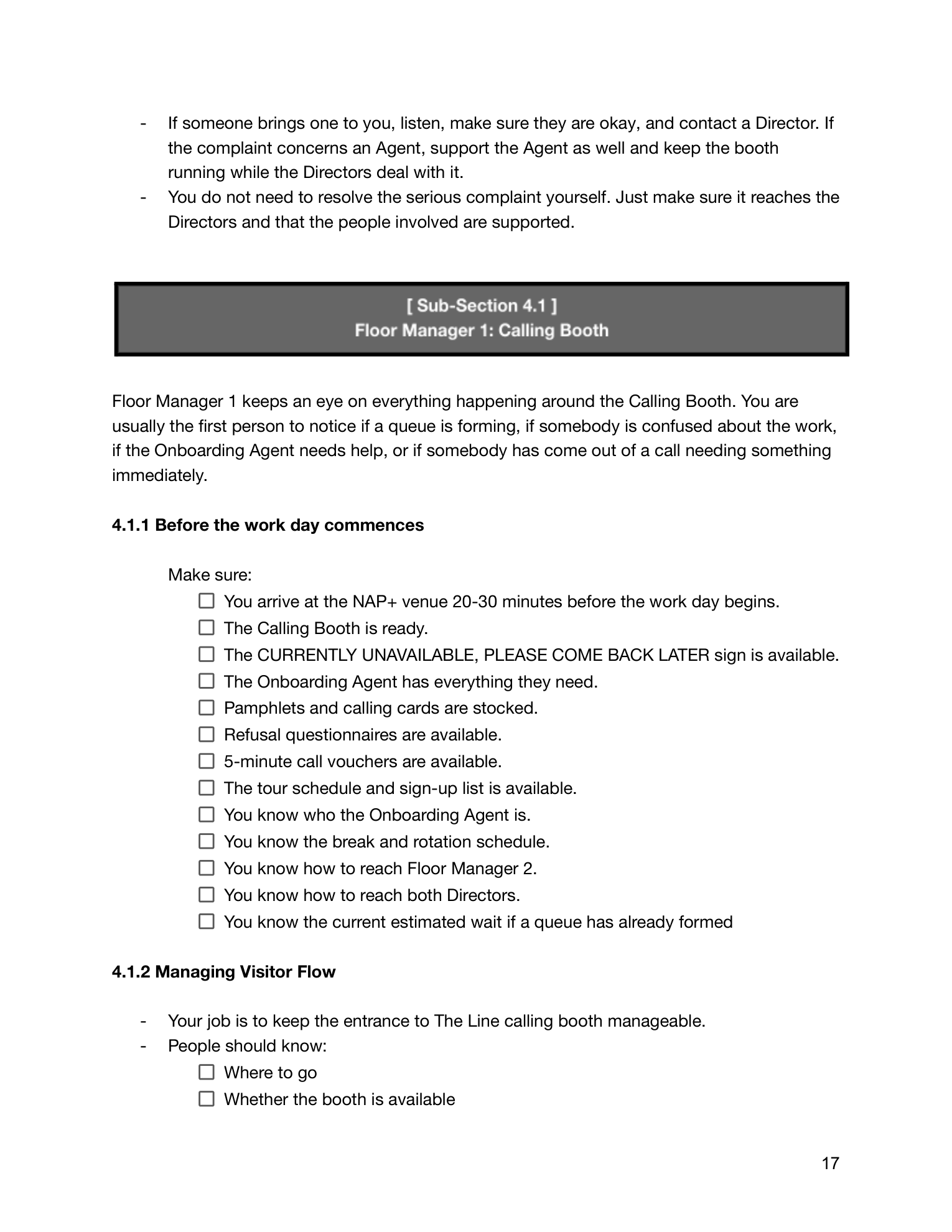 The Line manual, page 19 of 90.