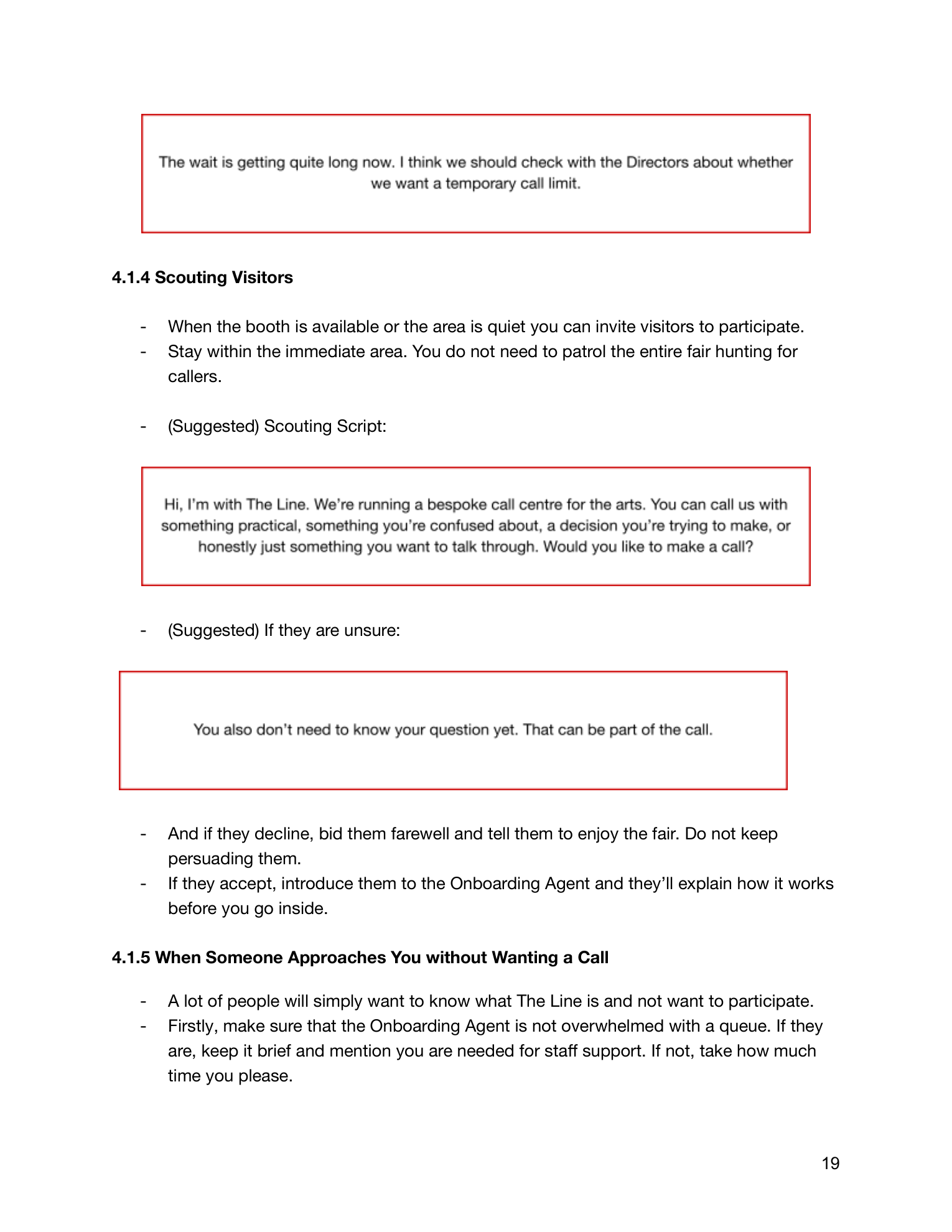The Line manual, page 21 of 90.