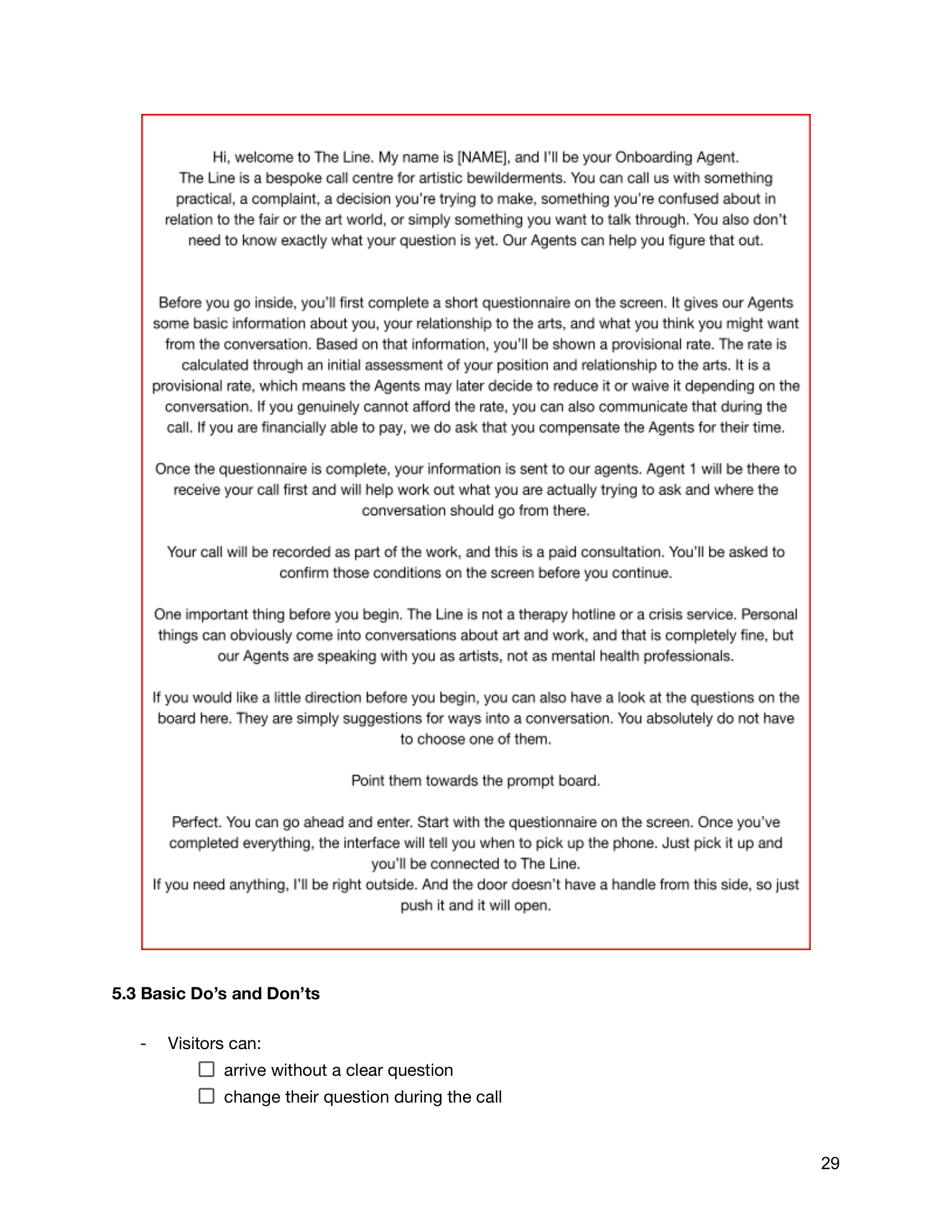The Line manual, page 31 of 90.