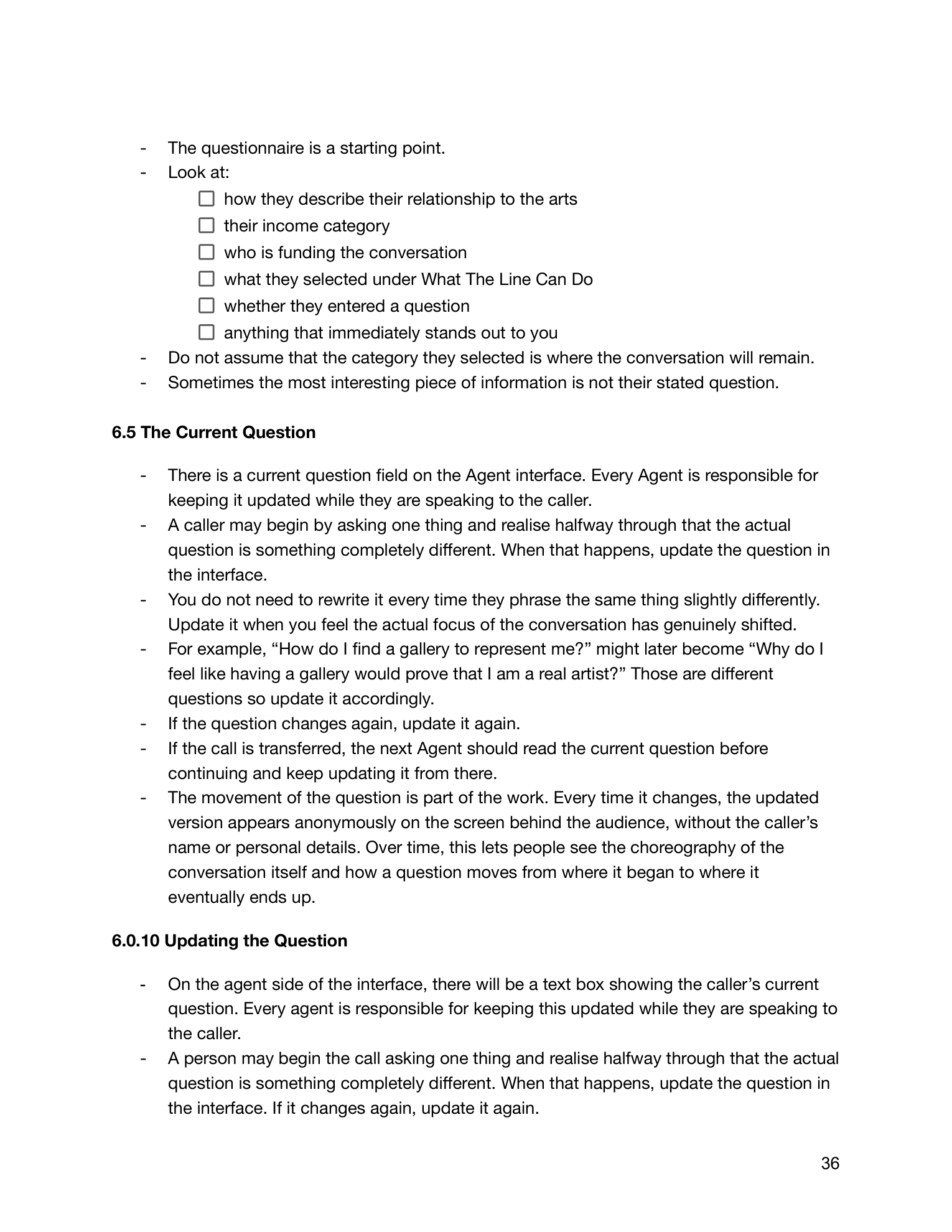 The Line manual, page 38 of 90.