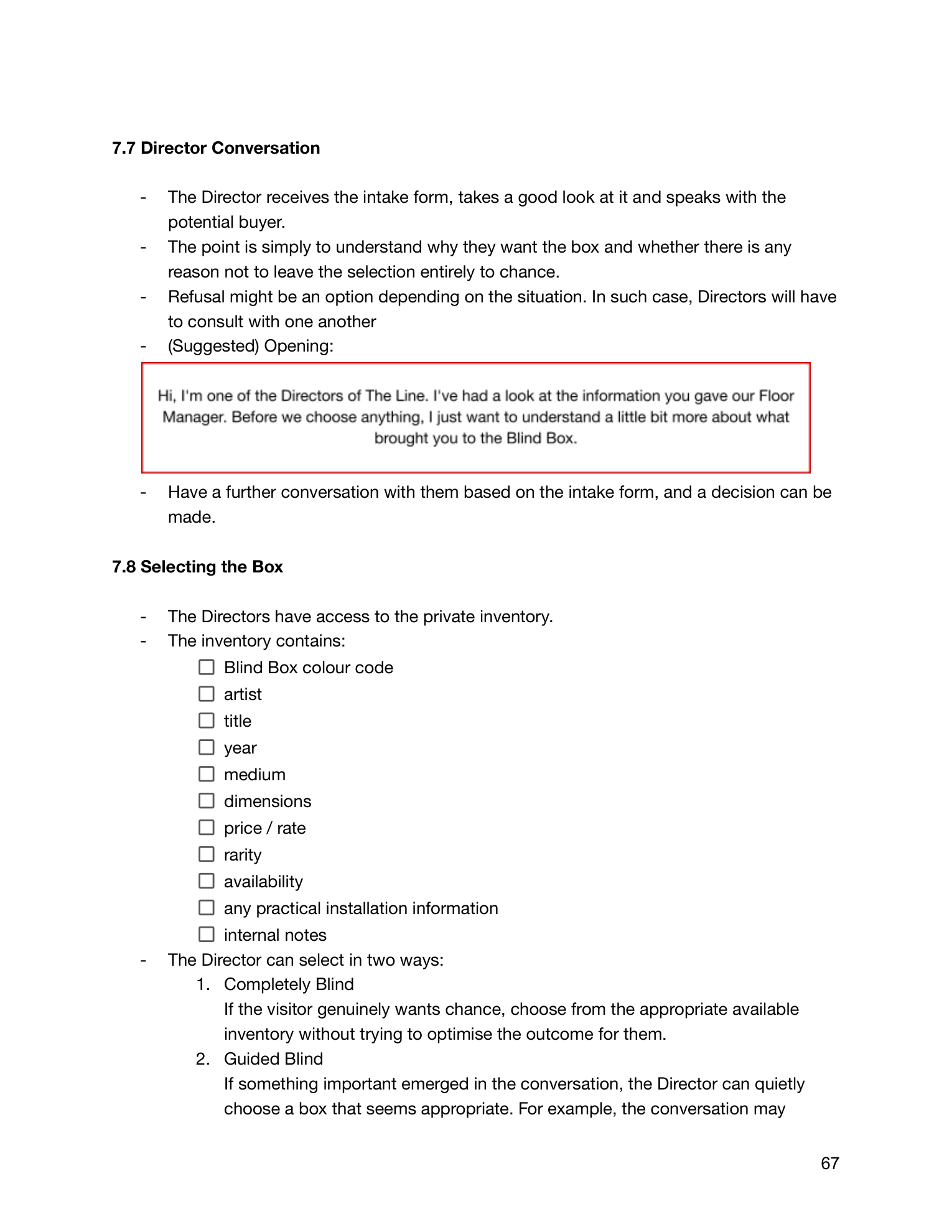 The Line manual, page 69 of 90.