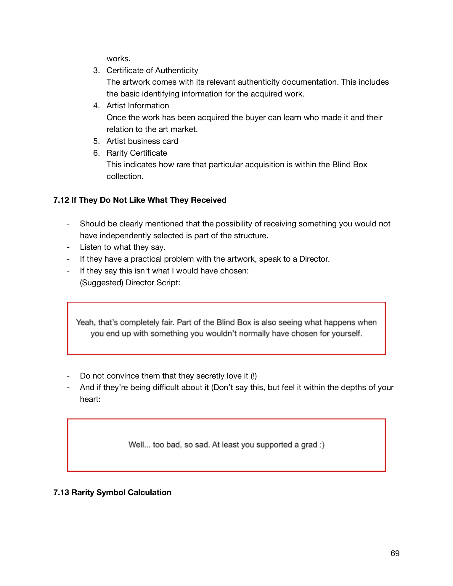 The Line manual, page 71 of 90.