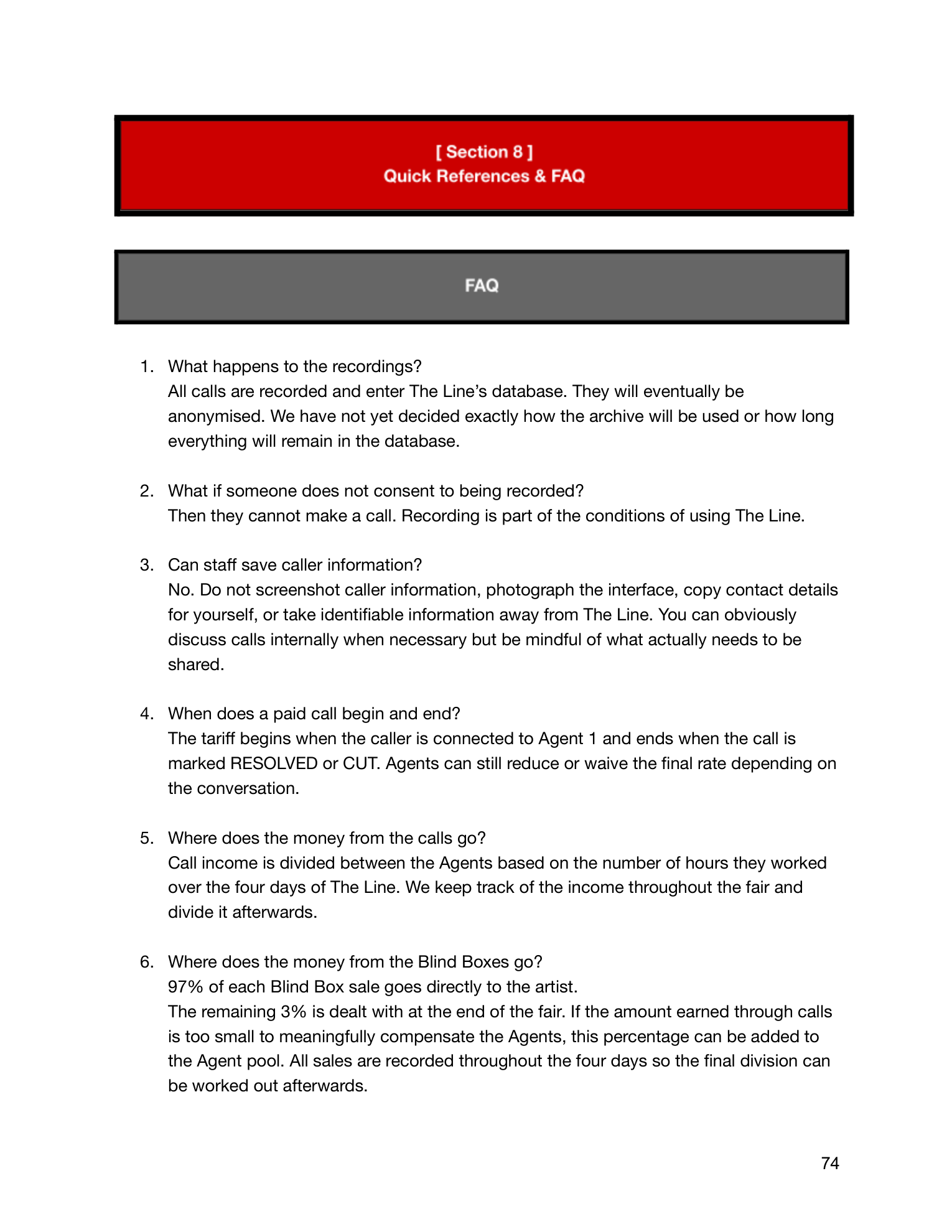 The Line manual, page 76 of 90.